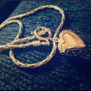 Heart locket necklace